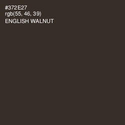 #372E27 - English Walnut Color Image